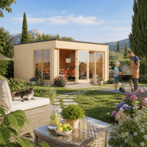 26% Rabatt ! Fjordholz Gartenhütte Modell Q-BIC 44 B 5x4m Unkategorisiert online kaufen