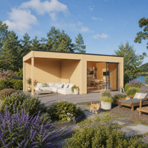 26% Rabatt ✓ Gartenhütte Q-BIC Alu 44 A + SD | Massivholz | 6 × 4 m Unkategorisiert online kaufen