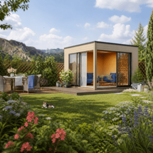 26% Rabatt ✓ 4 × 4 m | Gartenhütte Q-BIC Alu 44 B | Massivholz Unkategorisiert online kaufen