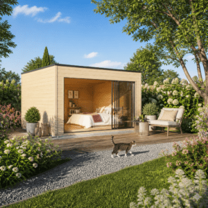 26% Rabatt ✓ 5 × 4 m | Gartenhütte Q-BIC Alu 44 C | Massivholz Unkategorisiert online kaufen