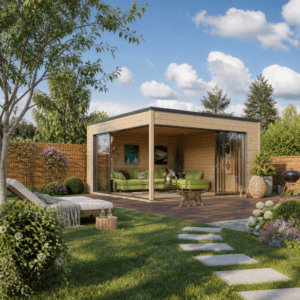 26% Rabatt ✓ 5 × 4 m | Gartenhütte Q-BIC Alu 44 D | Massivholz Unkategorisiert online kaufen