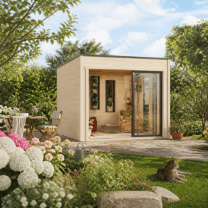 26% Rabatt ✓ 3 × 3 m | Gartenhütte Q-BIC Alu 44 G | Massivholz Unkategorisiert online kaufen