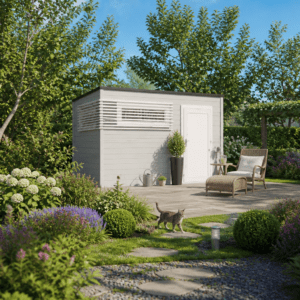 26% Rabatt ✓ Gartenhütte Q-BIC Modern 44 C | Massivholz | 4 × 4 m Unkategorisiert online kaufen