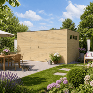 26% Rabatt ✓ 4 × 3 m | Gartenhütte QB-Line 12,60 m² | Pultdach | Flachdach | modern Unkategorisiert online kaufen 26% Rabatt ✓ 4 × 3 m | Gartenhütte QB-Line 12,60 m² | Pultdach | Flachdach | modern Unkategorisiert online kaufen