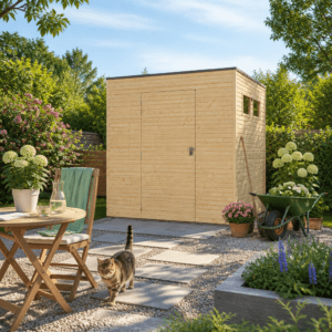 27% Rabatt ✓ 2 × 2 m | Gartenhütte QB-Line 4,41 m² | Pultdach | Flachdach | modern Unkategorisiert online kaufen