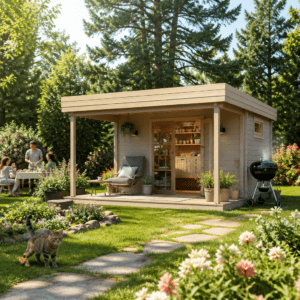 26% Rabatt ! Fjordholz Gartenhütte Modell Rike 44 5x4m Unkategorisiert online kaufen