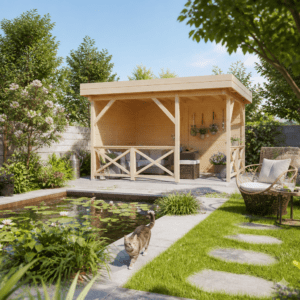 26% Rabatt ✓ 4 × 4 m | Gartenhütte Salo 40 B | modern | Massivholz Unkategorisiert online kaufen