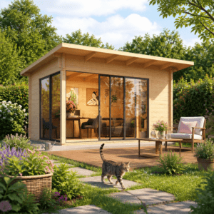 26% Rabatt ✓ 4 × 3 m | Gartenhütte Starla 44 A | modern | Massivholz Unkategorisiert online kaufen