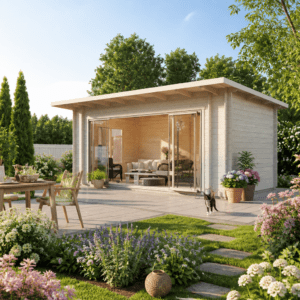 26% Rabatt ✓ 6 × 3 m | Gartenhütte Starla 44 E | Massivholz Unkategorisiert online kaufen