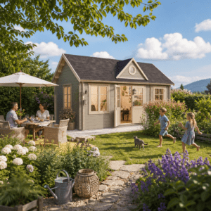 26% Rabatt ✓ 5 × 4 m | Gartenhütte Teehaus Bradford 44 | klassisch | Massivholz Unkategorisiert online kaufen