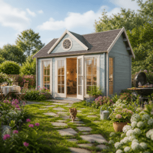 26% Rabatt ✓ Gartenhütte Teehaus Glasgow 70 A | klassisch | Massivholz | 4 × 3 m Unkategorisiert online kaufen