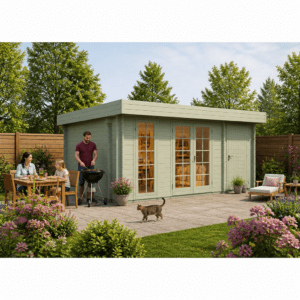 26% Rabatt ! Fjordholz Gartenhütte Modell Theo 44 5x4m Unkategorisiert online kaufen