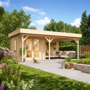 26% Rabatt ✓ 6 × 4 m | Gartenhütte Tilo 44 | modern | Massivholz Unkategorisiert online kaufen