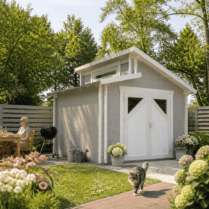 26% Rabatt ✓ 4 × 4 m | Gartenhütte Varianta 44 B | modern | Massivholz Unkategorisiert online kaufen
