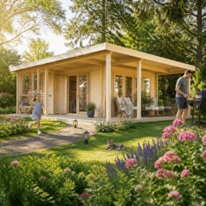 26% Rabatt ! Fjordholz Gartenlounge Modell Kilian 44 8x6m Unkategorisiert online kaufen