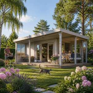 26% Rabatt ! Fjordholz Gartenlounge Modell Kilian 70 8x6m Unkategorisiert online kaufen