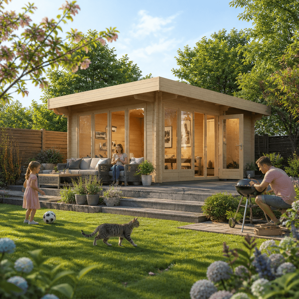 26% Rabatt ! Fjordholz Gartenlounge Modell Konrad 44 7x5m