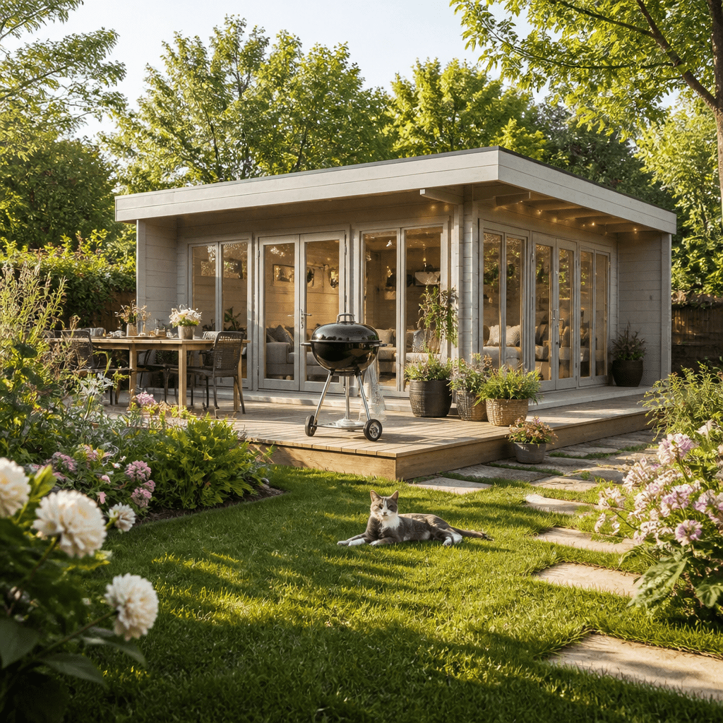 26% Rabatt ! Fjordholz Gartenlounge Modell Mila 70 6x6m