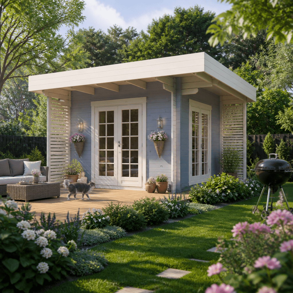 26% Rabatt ✓ 4 × 2 m | Gartenlounge Petra 44 A | Terrasse | modern | Massivholz