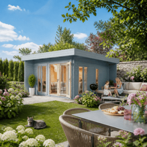 26% Rabatt ✓ Gartenhütte Gartenlounge Petra 44 E | Terrasse | modern | Massivholz | 6 × 4 m Unkategorisiert online kaufen