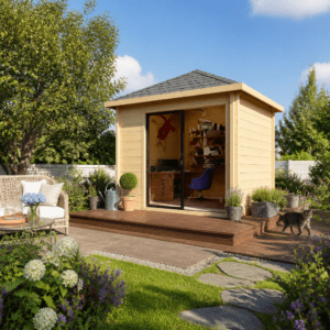 26% Rabatt ✓ Gartenhütte Gartenpavillon Alu 44 A | Massivholz Unkategorisiert online kaufen
