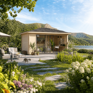 26% Rabatt ✓ Gartenhütte Gartenpavillon Alu 44 D | Massivholz Unkategorisiert online kaufen