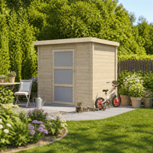 25% Rabatt ✓ 2 × 2 m | Gerätehaus Nyborg 3,59 m² | Pultdach | modern Unkategorisiert online kaufen