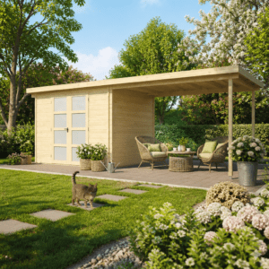 26% Rabatt ✓ 8 × 4 m | Gerätehaus Umea 7,38 m² + 300 cm Anbau | Pultdach | modern Unkategorisiert online kaufen 26% Rabatt ✓ 8 × 4 m | Gerätehaus Umea 7,38 m² + 300 cm Anbau | Pultdach | modern Unkategorisiert online kaufen