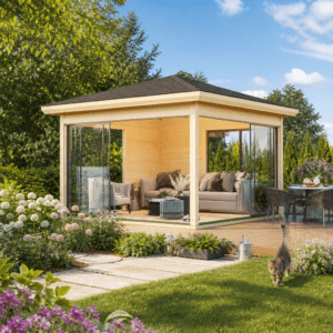 26% Rabatt ✓ Gartenhütte Glaspavillon Alu 44 F | Massivholz Unkategorisiert online kaufen