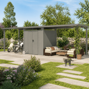 37% Rabatt ✓ 2 × 2 m | Metall Gerätehaus Style 4,45 m² Spar-Set 3 | modern Unkategorisiert online kaufen