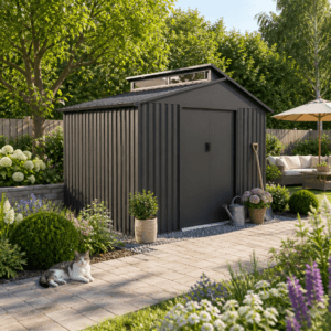 25% Rabatt ✓ 3 × 2 m | Metall Gerätehaus Viva 5,44 m² | Schiebetür | Pultdach | modern Unkategorisiert online kaufen 25% Rabatt ✓ 3 × 2 m | Metall Gerätehaus Viva 5,44 m² | Schiebetür | Pultdach | modern Unkategorisiert online kaufen