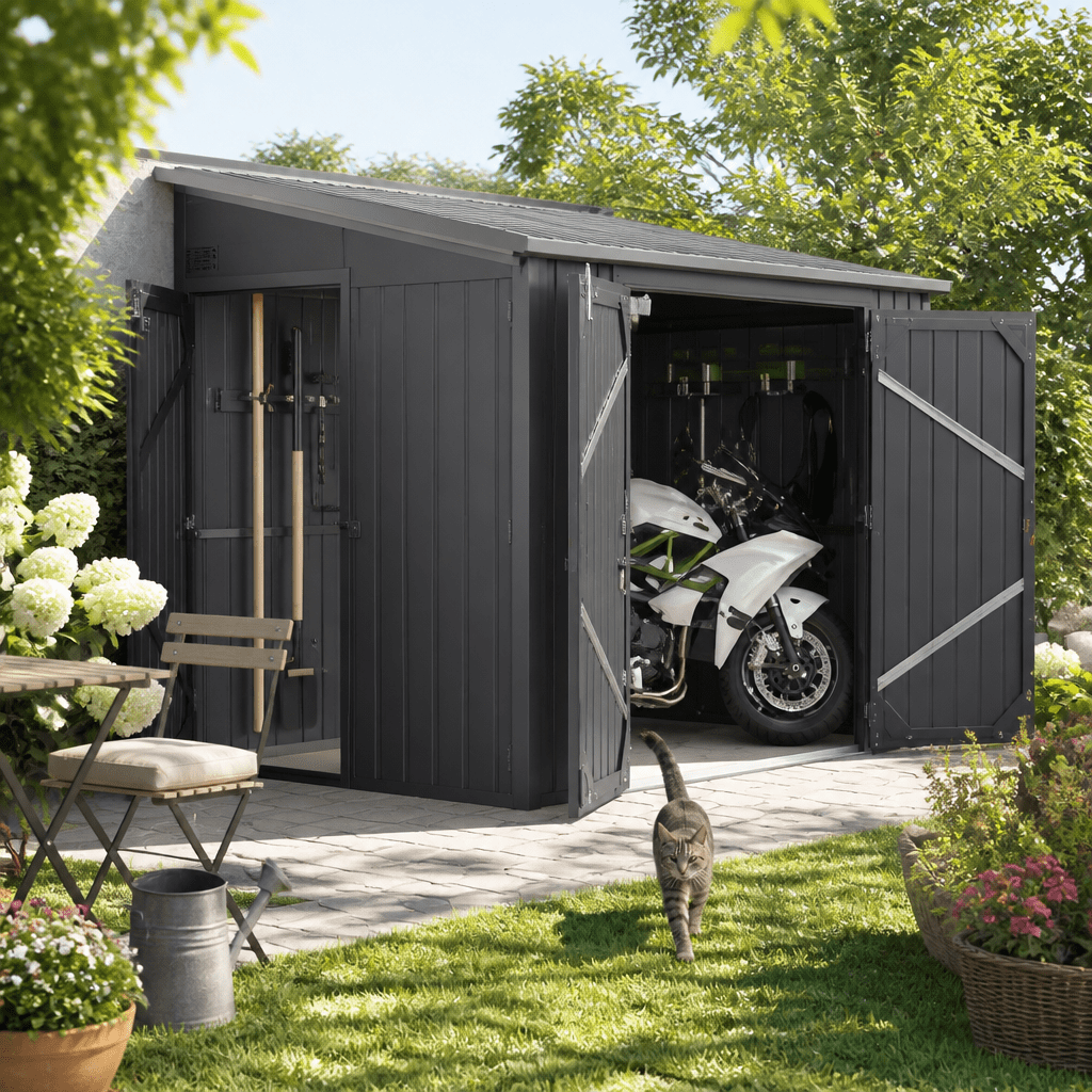 25% Rabatt ✓ Metallgerätehaus Slope 3,82 m²