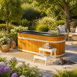 26% Rabatt ✓ Outdoor-Holzbadewanne Aqua Lounge Unkategorisiert online kaufen