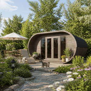 26% Rabatt ✓ 4 × 2 m | Gartenhütte Ovales Camping Fass 400 Thermo Unkategorisiert online kaufen