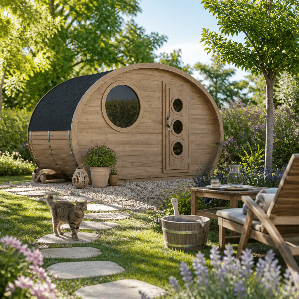 26% Rabatt ✓ 5 × 3 m | Ovales Camping Fass Frodo 195 Thermo