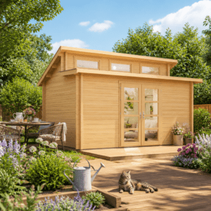 26% Rabatt ✓ 4 × 3 m | Pultdach Gartenhütte Aktiva-28 B | Massivholz Unkategorisiert online kaufen 26% Rabatt ✓ 4 × 3 m | Pultdach Gartenhütte Aktiva-28 B | Massivholz Unkategorisiert online kaufen