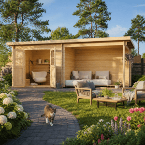 26% Rabatt ✓ 6 × 3 m | Pultdach Gartenhütte Ezra 2J | Schleppdach | Massivholz Unkategorisiert online kaufen