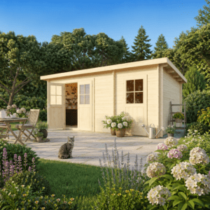 26% Rabatt ✓ 5 × 5 m | Pultdach Gartenhütte Ezra 5H | klassisch | Massivholz Unkategorisiert online kaufen 26% Rabatt ✓ 5 × 5 m | Pultdach Gartenhütte Ezra 5H | klassisch | Massivholz Unkategorisiert online kaufen