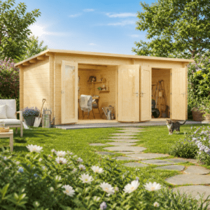 26% Rabatt ✓ 6 × 3 m | Pultdach Gartenhütte Ezra 6P | klassisch | Massivholz Unkategorisiert online kaufen