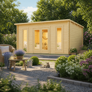 26% Rabatt ✓ 4 × 3 m | Pultdach Gartenhütte Mali 28 C | Massivholz Unkategorisiert online kaufen