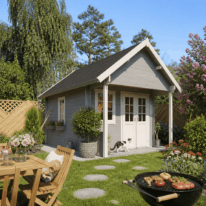26% Rabatt ! Satteldach Gartenhütte Modell Boden-2 4x3m Unkategorisiert online kaufen