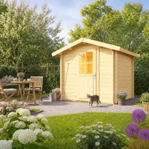 46% Rabatt ✓ 2 × 2 m | Satteldach Gartenhütte Eliza 1A / | Massivholz Unkategorisiert online kaufen