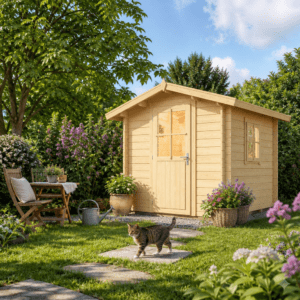26% Rabatt ✓ 2 × 2 m | Satteldach Gartenhütte Eliza 1C | Massivholz Unkategorisiert online kaufen