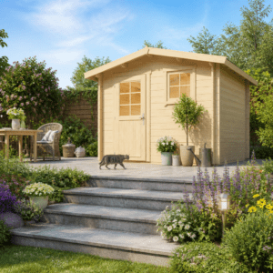 26% Rabatt ✓ 3 × 3 m | Satteldach Gartenhütte Eliza 3B | Massivholz Unkategorisiert online kaufen