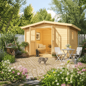 26% Rabatt ✓ 3 × 4 m | Satteldach Gartenhütte Eliza 4E | Massivholz Unkategorisiert online kaufen 26% Rabatt ✓ 3 × 4 m | Satteldach Gartenhütte Eliza 4E | Massivholz Unkategorisiert online kaufen