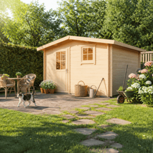 26% Rabatt ✓ 3 × 3 m | Satteldach Gartenhütte Eliza 5B | Massivholz Unkategorisiert online kaufen 26% Rabatt ✓ 3 × 3 m | Satteldach Gartenhütte Eliza 5B | Massivholz Unkategorisiert online kaufen