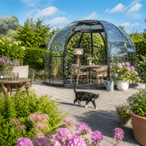 26% Rabatt ✓ 5 × 5 m | Gartenhütte Sky Lounge - Garten Iglu Größe 460 cm Unkategorisiert online kaufen 26% Rabatt ✓ 5 × 5 m | Gartenhütte Sky Lounge - Garten Iglu Größe 460 cm Unkategorisiert online kaufen