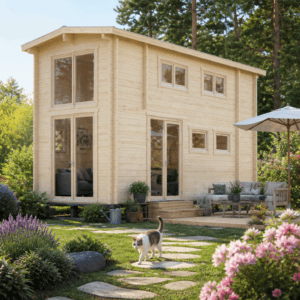 13% Rabatt ✓ 6 × 4 m | Tiny Gartenhütte Heritage 70 A | Massivholz Unkategorisiert online kaufen