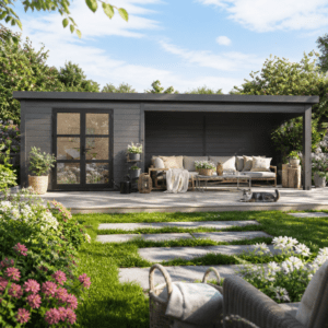 26% Rabatt ✓ 8 × 4 m | WPC Gartenhütte mit Terrasse Lounge XL | Anbau | modern Unkategorisiert online kaufen 26% Rabatt ✓ 8 × 4 m | WPC Gartenhütte mit Terrasse Lounge XL | Anbau | modern Unkategorisiert online kaufen