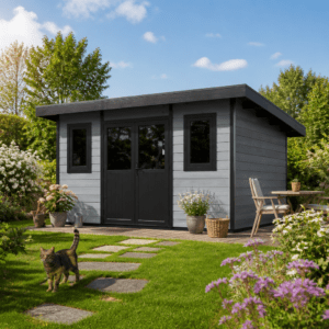 26% Rabatt ✓ 4 × 3 m | WPC Gartenhütte Duo Color 12 m² Unkategorisiert online kaufen